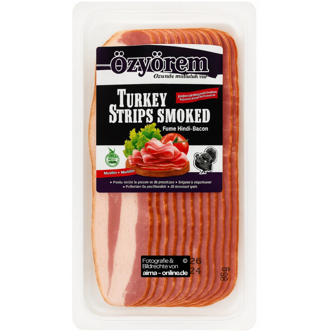 Özyörem Hindi Bacon Füme mariniert 150g