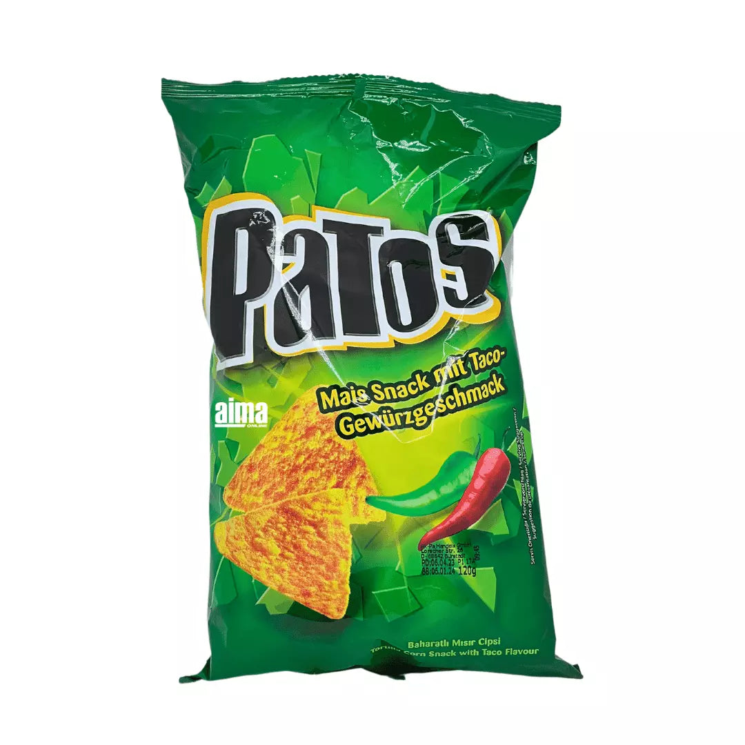 Patos Taco Baharat Aromalı Mısır Atıştırmalığı 120gr