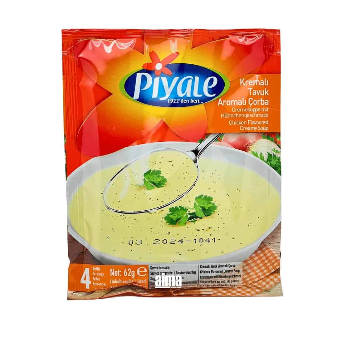 Piyale Kremali Tavuk Aromali Corbasi - Cremesuppe mit Hühnchengeschmack 62g