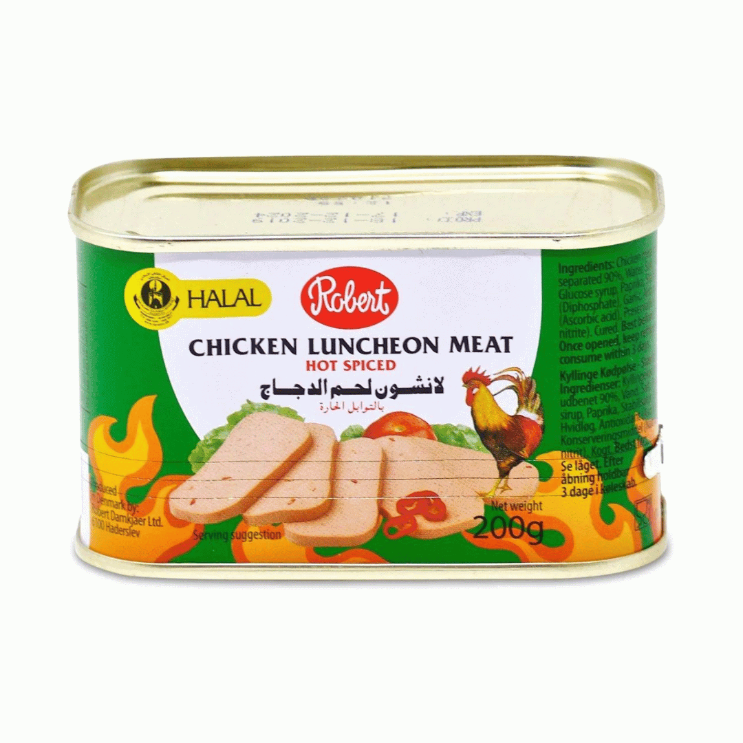 Robert Chicken Luncheon Meat Hot Spiced - Tavuk Salami Cok Bahartli 200g