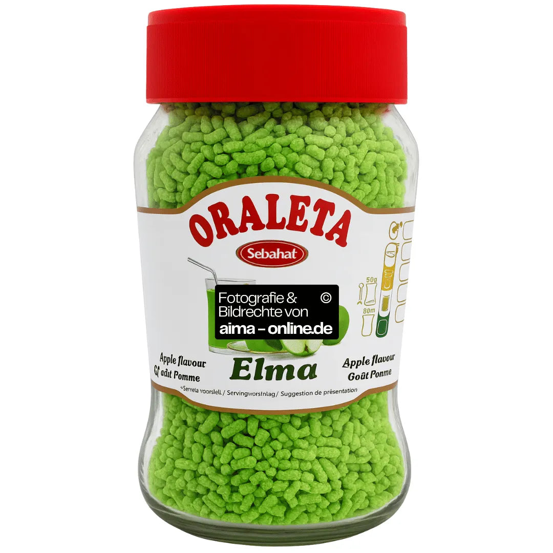 Sebahat - Oraleta Instantgetränk (Granulat) mit Apfelgeschmack, Elmali Oralet 220g