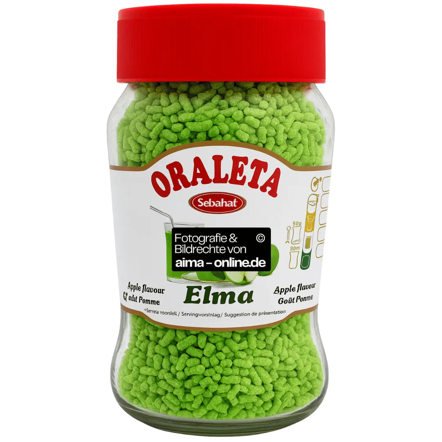 Sebahat - Oraleta Instantgetränk (Granulat) mit Apfelgeschmack, Elmali Oralet 220g