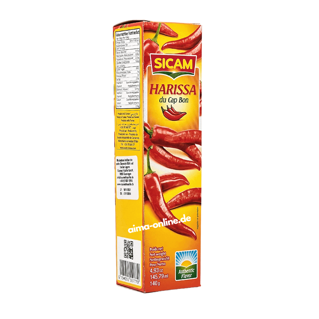 Sicam Harissa du Cap Bon - Biber salçası 140g