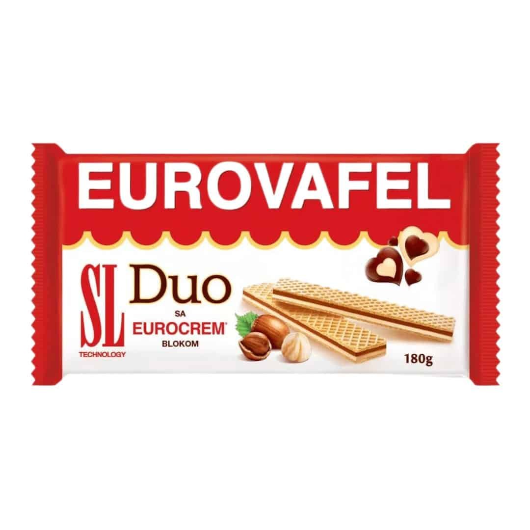 Eurocrem Eurovafel - fındık dolgulu waffle 180g