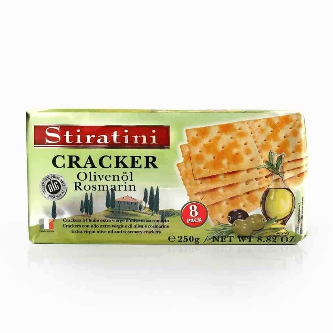 Stiratini Cracker Olivenöl-Rosmarin 250g