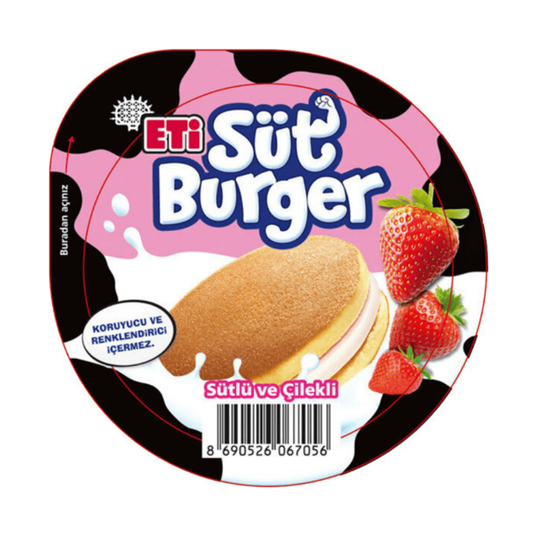 Eti Süt Burger çilek aroması 35gr