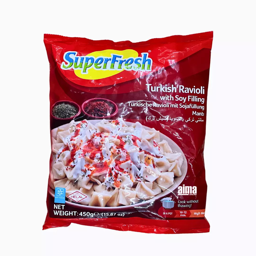 Soya dolgulu Superfresh Türk mantısı 450g