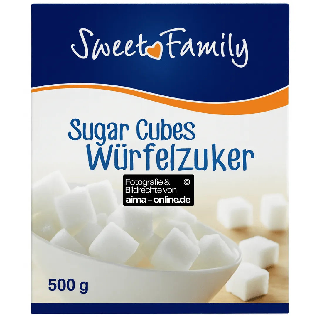 Nordzucker Sweet Family - Sugar Cubes Würfelzuker 500g