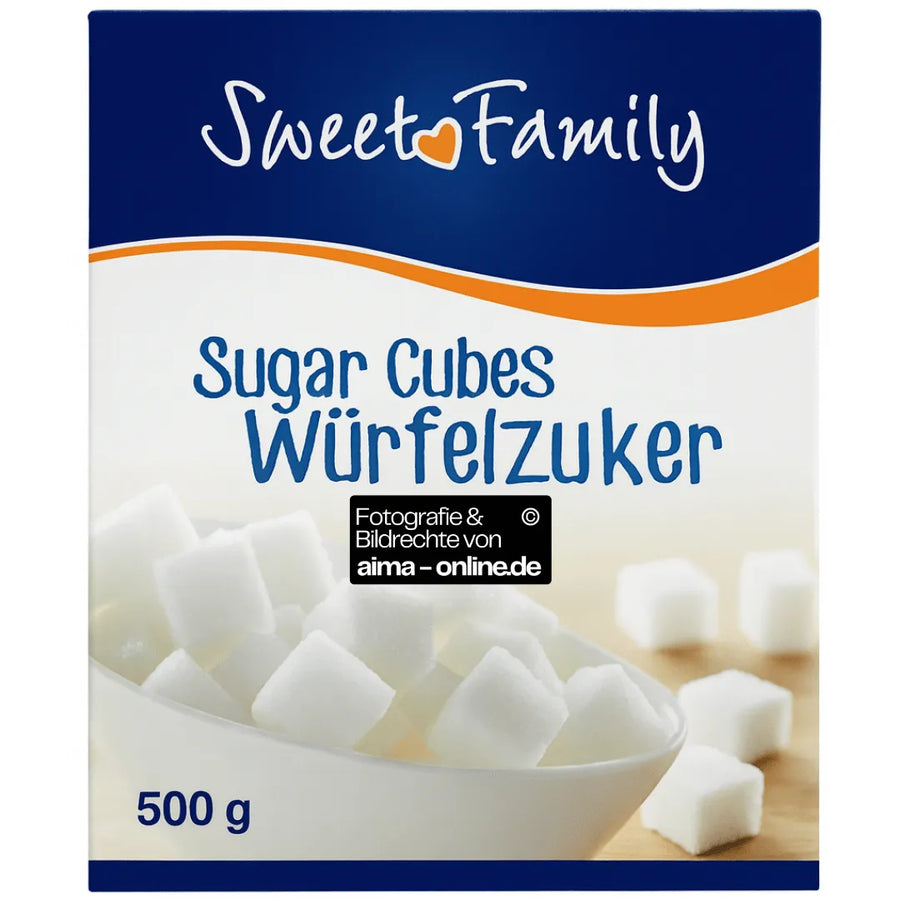 Nordzucker Sweet Family - Sugar Cubes Würfelzuker 500g