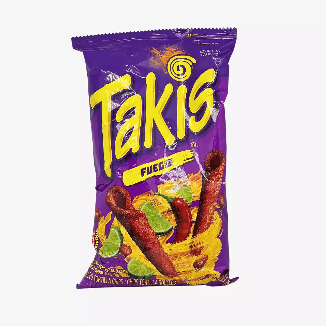 Takis Fuego Acı Biber ve Limonlu Tortilla Cipsi 280g