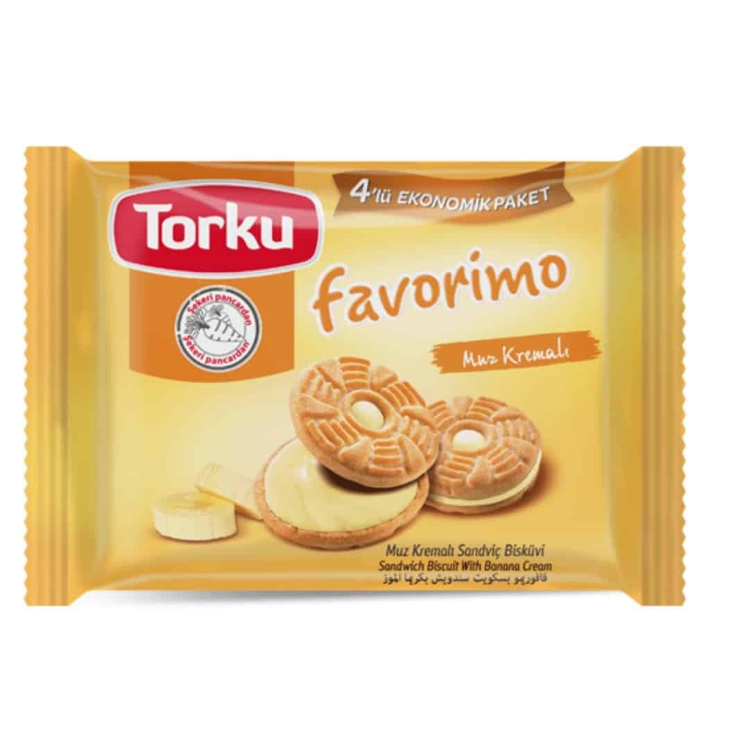 Torku Favorimo Keks mit Bananencreme 244g