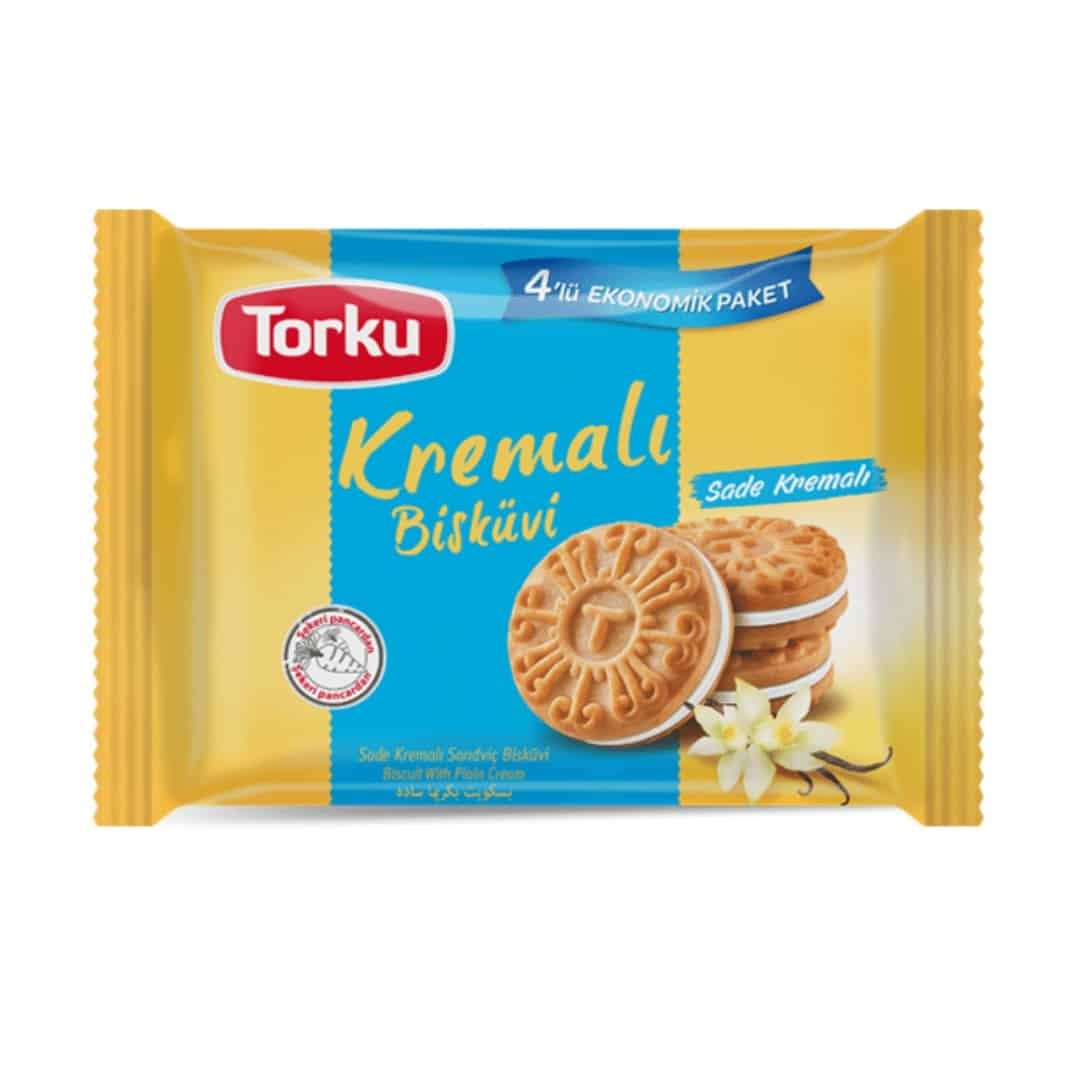 Vanilyalı kremalı Torku bisküvi 272g