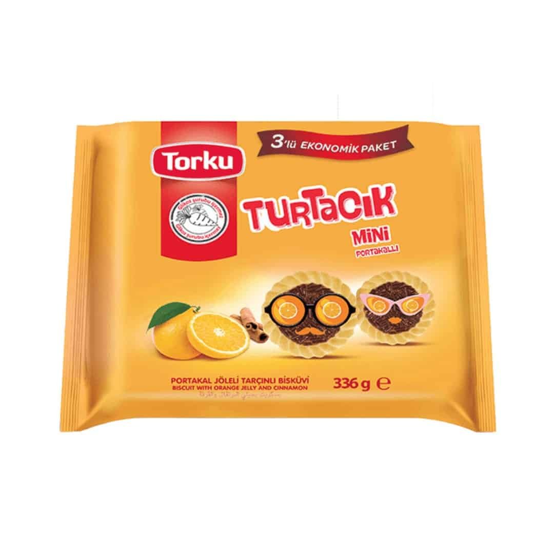 Torku Turtacık Mini - portakal jöleli mini kurabiye 306gr