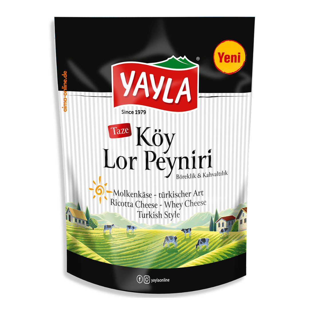 Yayla Türk usulü peynir altı suyu peyniri Kay Lor Peyniri 350gr