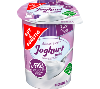 Gut & Günstig Laktosefreier Joghurt 3,8% Fett 500g