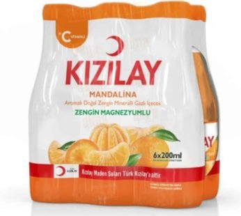 Kizilay Mineralwasser mit Mandarinengeschmack 6x200ml