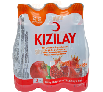 Kizilay Mineralwasser mit Granatapfelgeschmack 6x200ml