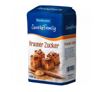 Nordzucker Sweet Family Brauner Zucker 1000g
