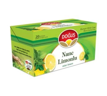 Dogus Nane Limon Cayi – gemischter Kräutertee mit Minze und Zitrone 20 Beutel