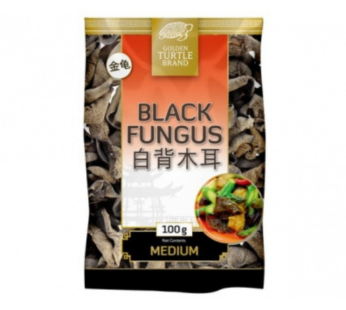 Golden Turtle Brand Black Fungus – Medium Mu Err Pilze 100g